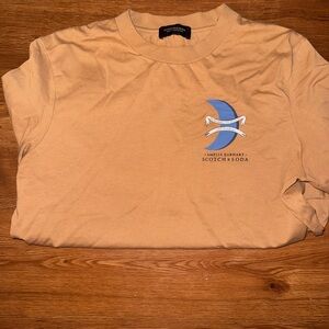 Scotch & Soda Tan Short Sleeve Tee